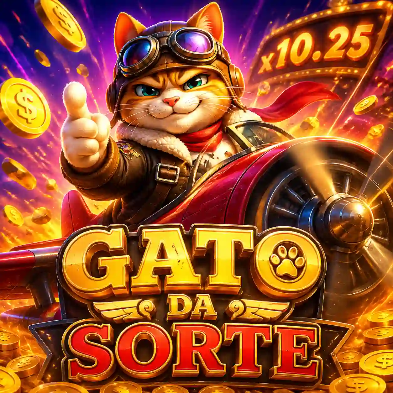 tela do jogo Lucky Crash com ícone de trevo e gráfico de multiplicador